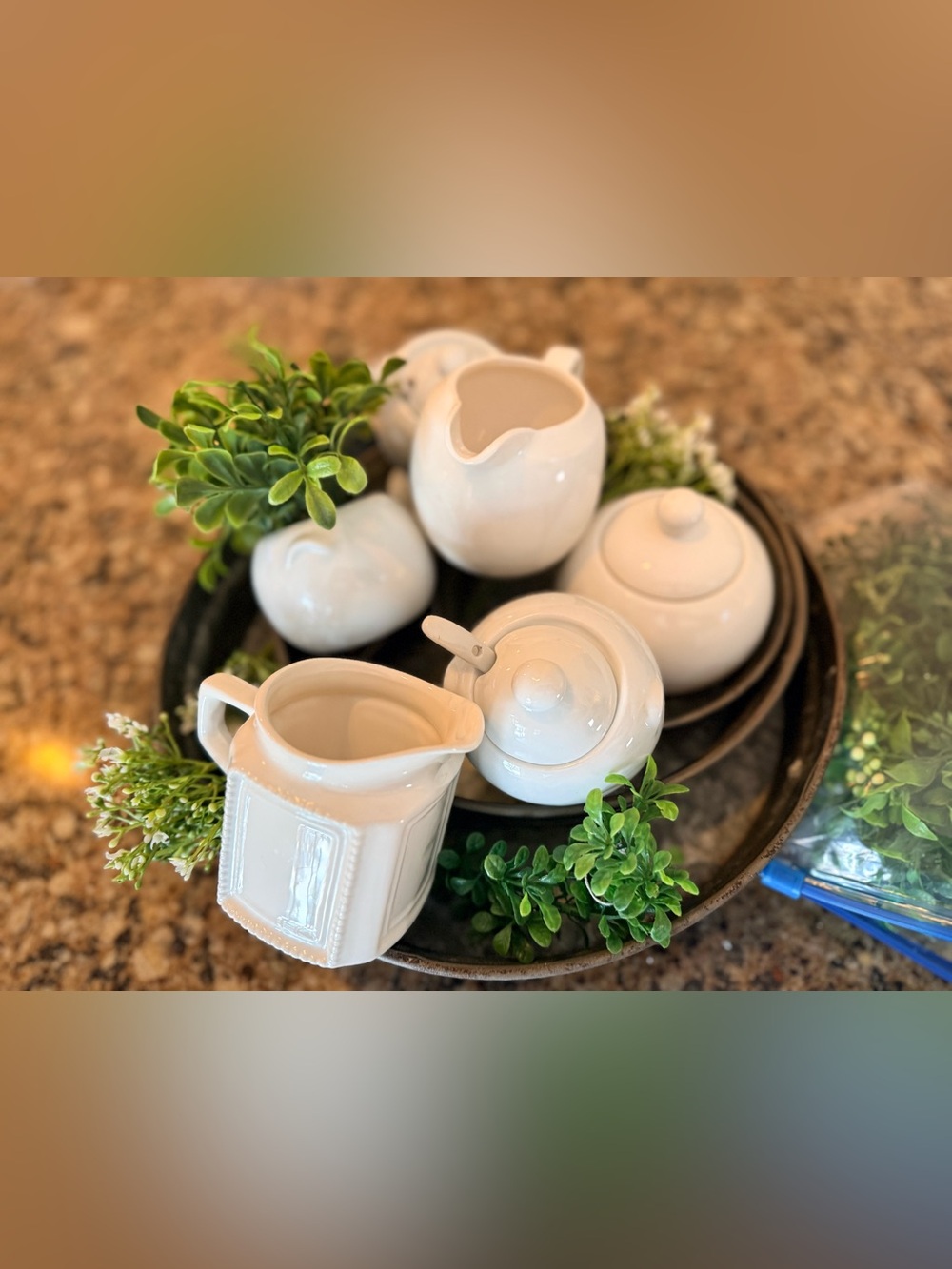 Galvanized Tier Display Tray & bundle